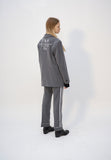 オーワイ(OY) TRIPLE LOGO BLAZER - GREY