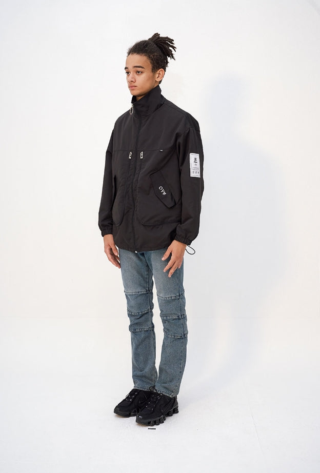 オーワイ(OY) ZIPPER JACKET - BLACK