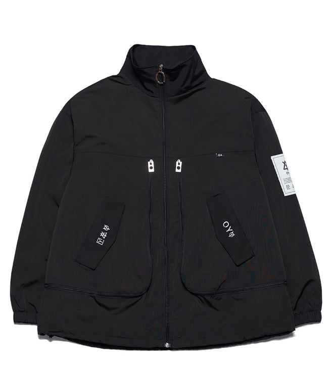 オーワイ(OY) ZIPPER JACKET - BLACK