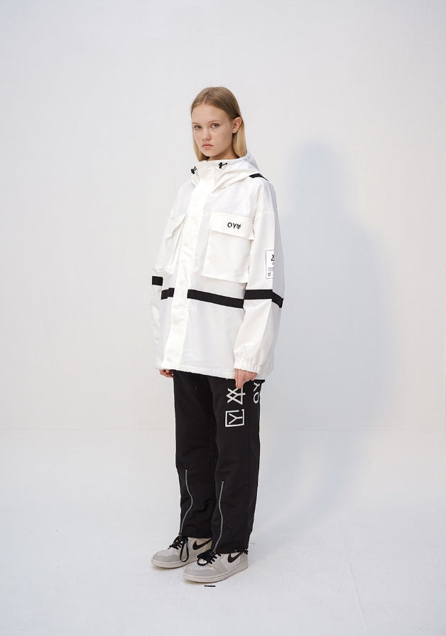オーワイ(OY) TAPE POCKET JACKET - WHITE
