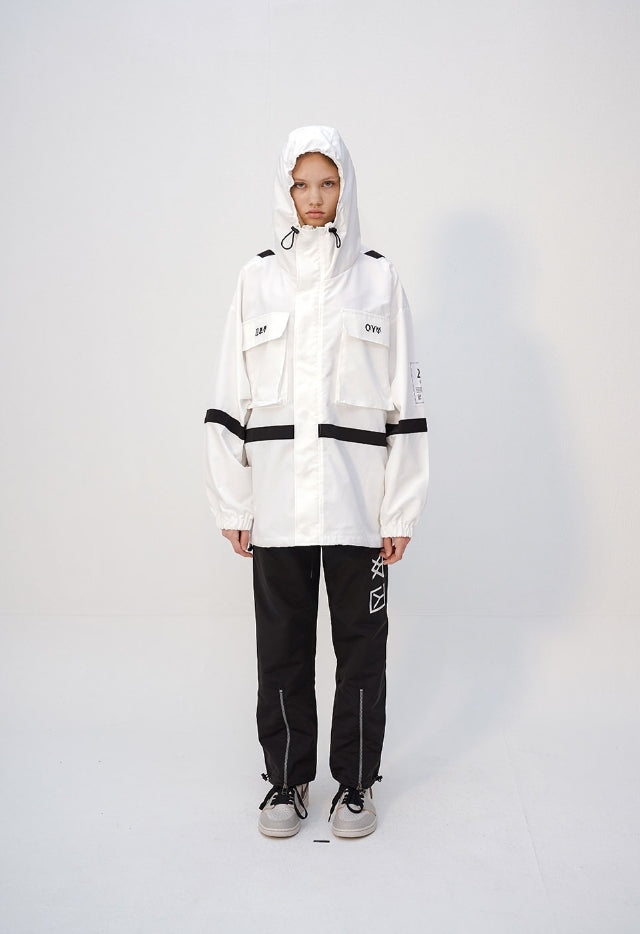 オーワイ(OY) TAPE POCKET JACKET - WHITE