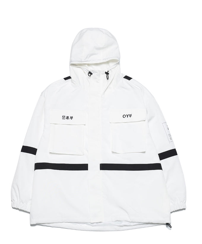 オーワイ(OY) TAPE POCKET JACKET - WHITE