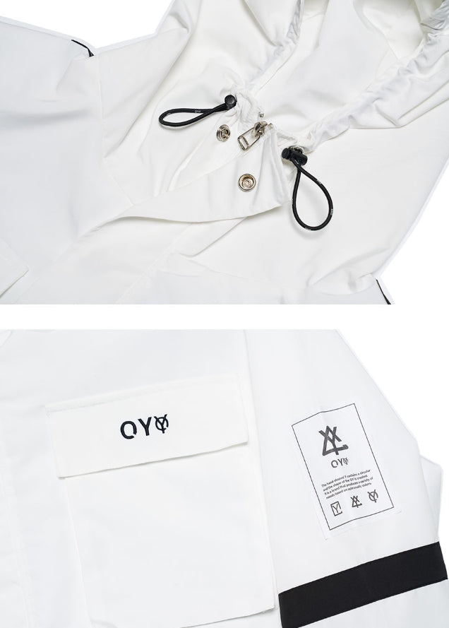 オーワイ(OY) TAPE POCKET JACKET - WHITE