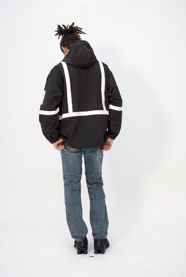 オーワイ(OY) TAPE POCKET JACKET - BLACK