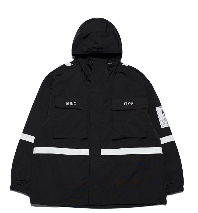 オーワイ(OY) TAPE POCKET JACKET - BLACK