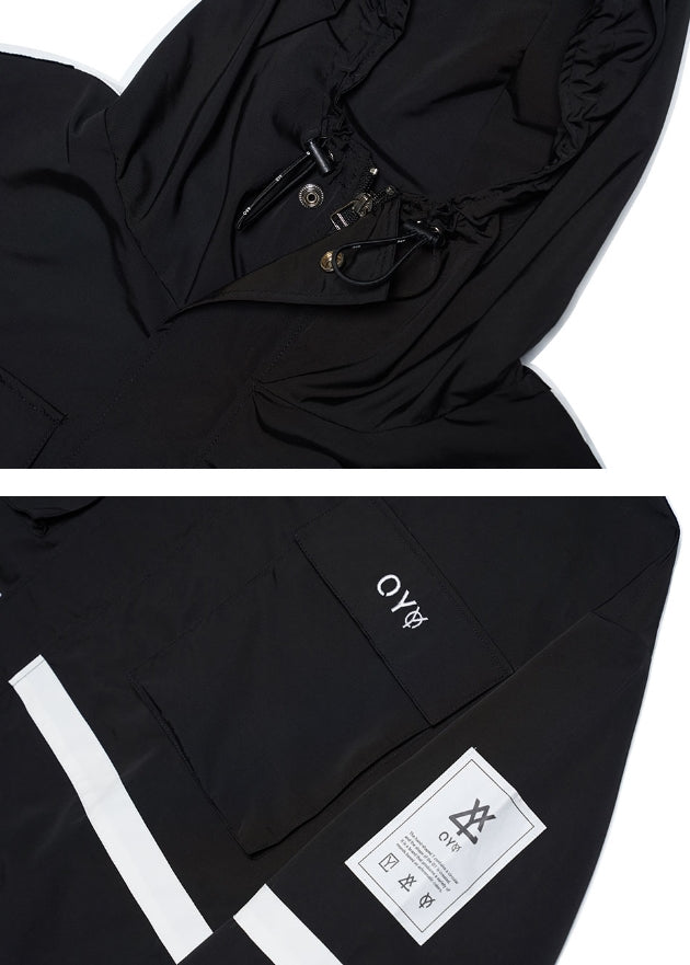 オーワイ(OY) TAPE POCKET JACKET - BLACK