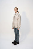 オーワイ(OY) LEATHER JACKET - BEIGE