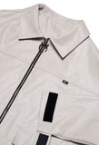 オーワイ(OY) LEATHER JACKET - BEIGE