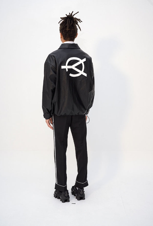 オーワイ(OY) LEATHER JACKET - BLACK