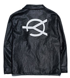 オーワイ(OY) LEATHER JACKET - BLACK