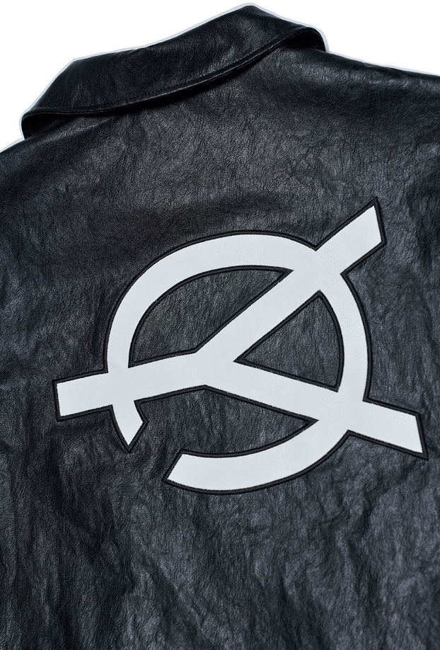 オーワイ(OY) LEATHER JACKET - BLACK