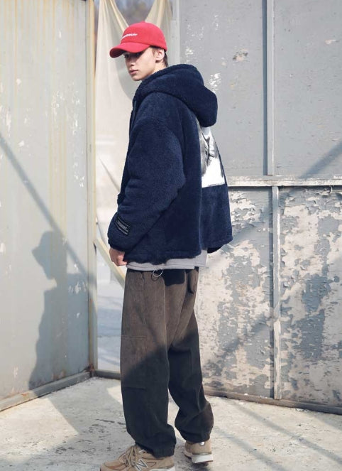 メスノウン(MASSNOUN) DOUBLE SOFT WOOL GASMASK II SHORT JUMPER MFEPD002-NV