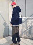メスノウン(MASSNOUN) DOUBLE SOFT WOOL GASMASK II SHORT JUMPER MFEPD002-NV