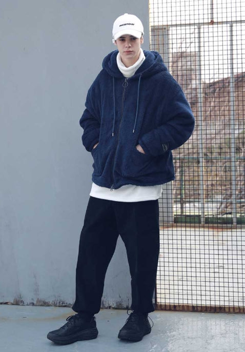 メスノウン(MASSNOUN) DOUBLE SOFT WOOL GASMASK II SHORT JUMPER MFEPD002-NV