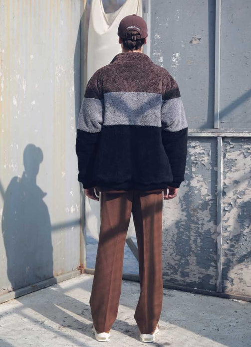 メスノウン(MASSNOUN) THIRD STAGE DOUBLE SOFT WOOL JUMPER MFEPD003-BK