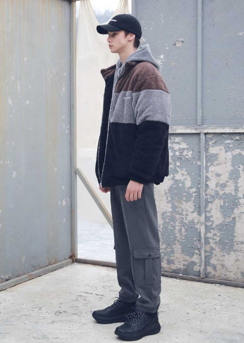メスノウン(MASSNOUN) THIRD STAGE DOUBLE SOFT WOOL JUMPER MFEPD003-BK