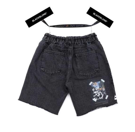 ブラックブロンド(BLACKBLOND) BBD Innocent Denim Shorts (Black)