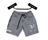 ブラックブロンド(BLACKBLOND) BBD Innocent Denim Shorts (Dark grey)