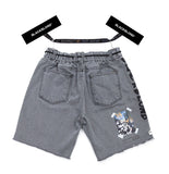 ブラックブロンド(BLACKBLOND) BBD Innocent Denim Shorts (Dark grey)