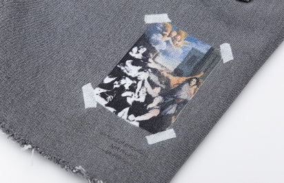 ブラックブロンド(BLACKBLOND) BBD Innocent Denim Shorts (Dark grey)