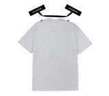 ブラックブロンド(BLACKBLOND) BBD Original Border Logo Short Sleeve Tee (Grey)