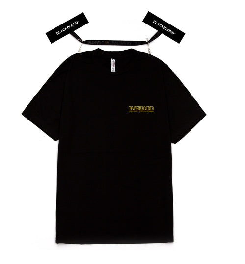 ブラックブロンド(BLACKBLOND) BBD Original Border Logo Short Sleeve Tee (Black)