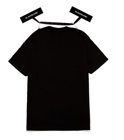 ブラックブロンド(BLACKBLOND) BBD Original Border Logo Short Sleeve Tee (Black)