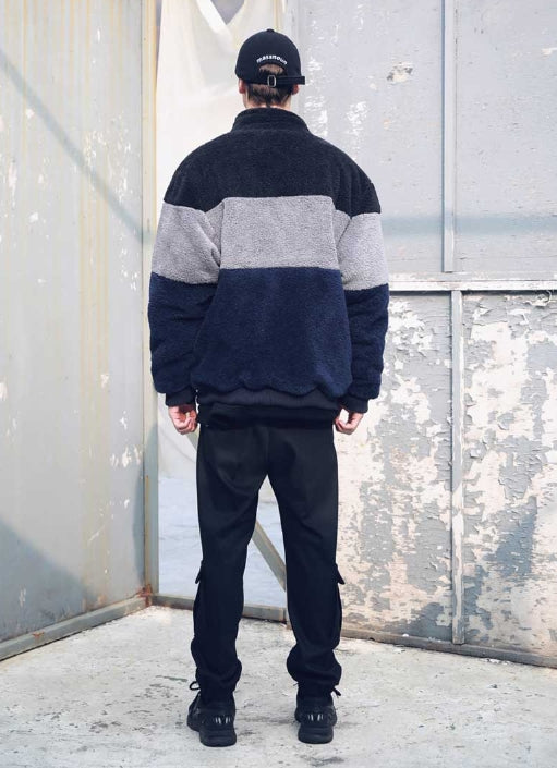 メスノウン(MASSNOUN) THIRD STAGE DOUBLE SOFT WOOL JUMPER MFEPD003-NV