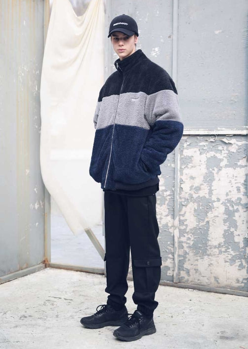 メスノウン(MASSNOUN) THIRD STAGE DOUBLE SOFT WOOL JUMPER MFEPD003-NV
