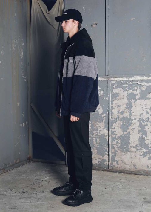 メスノウン(MASSNOUN) THIRD STAGE DOUBLE SOFT WOOL JUMPER MFEPD003-NV