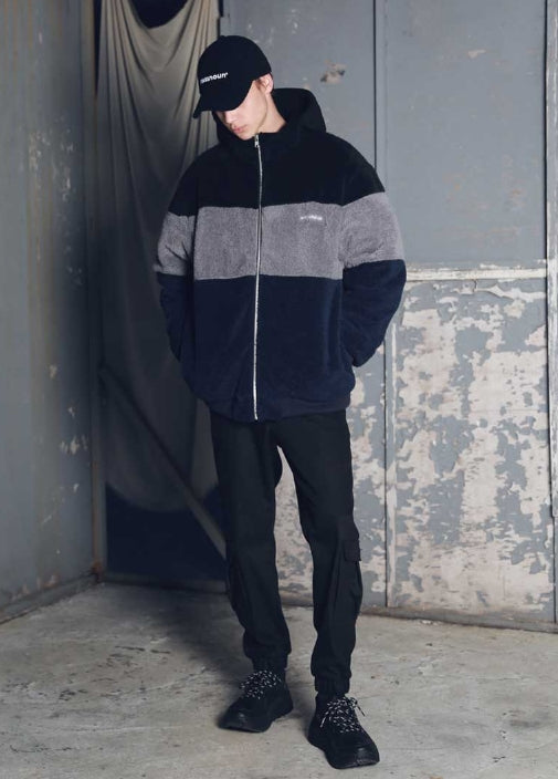 メスノウン(MASSNOUN) THIRD STAGE DOUBLE SOFT WOOL JUMPER MFEPD003-NV