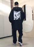 メスノウン(MASSNOUN) SB STREET OVERSIZED RAINCOAT MSNCT001-BK