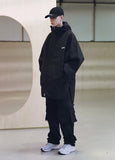 メスノウン(MASSNOUN) SB STREET OVERSIZED RAINCOAT MSNCT001-BK