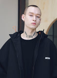 メスノウン(MASSNOUN) SB STREET OVERSIZED RAINCOAT MSNCT001-BK