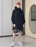 メスノウン(MASSNOUN) SB STREET OVERSIZED RAINCOAT MSNCT001-BK