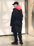 メスノウン(MASSNOUN) SL LOGO M-51 FISHTAIL LONG COAT MSNCT002-BK