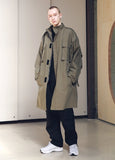 メスノウン(MASSNOUN) SL LOGO M-51 FISHTAIL LONG COAT MSNCT002-KK