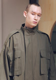 メスノウン(MASSNOUN) SL LOGO M-51 FISHTAIL LONG COAT MSNCT002-KK