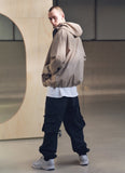 メスノウン(MASSNOUN) SL LOGO POCKET STRING JACKET MSNJK001-BG