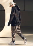 メスノウン(MASSNOUN) SL LOGO POCKET STRING JACKET MSNJK001-BK
