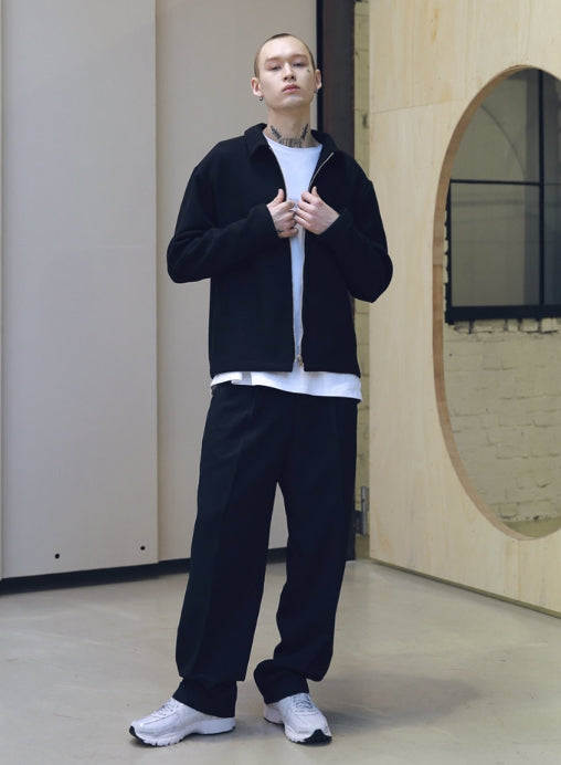 メスノウン(MASSNOUN) MSNU SOLID JACKET MSNJK002-BK