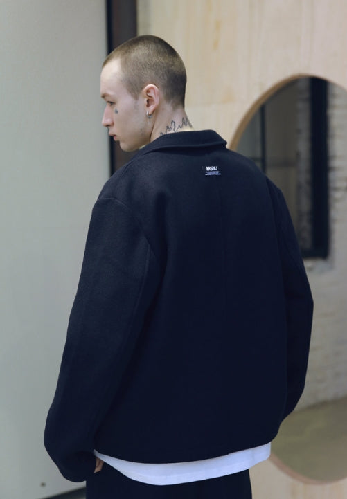 メスノウン(MASSNOUN) MSNU SOLID JACKET MSNJK002-NV