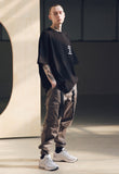 メスノウン(MASSNOUN) SL LOGO SECTION STRING PANTS MSNCP002-DG
