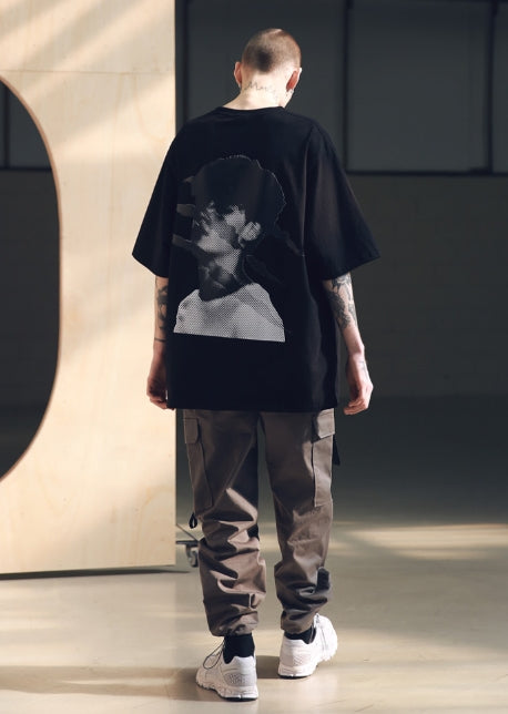 メスノウン(MASSNOUN) SL LOGO SECTION STRING PANTS MSNCP002-DG