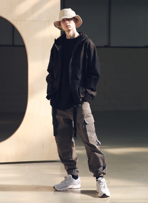 メスノウン(MASSNOUN) SL LOGO SECTION STRING PANTS MSNCP002-DG