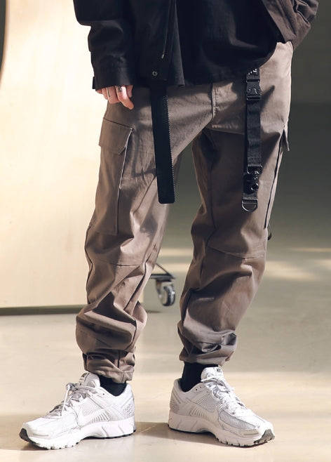メスノウン(MASSNOUN) SL LOGO SECTION STRING PANTS MSNCP002-DG
