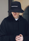 メスノウン(MASSNOUN) SL LOGO DWI OVERSIZED HOODIE MSNHD002-BK