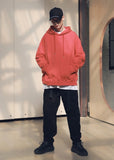 メスノウン(MASSNOUN) SL LOGO DWI OVERSIZED HOODIE MSNHD002-CR