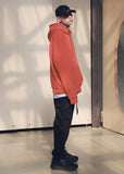メスノウン(MASSNOUN) SL LOGO DWI OVERSIZED HOODIE MSNHD002-CR