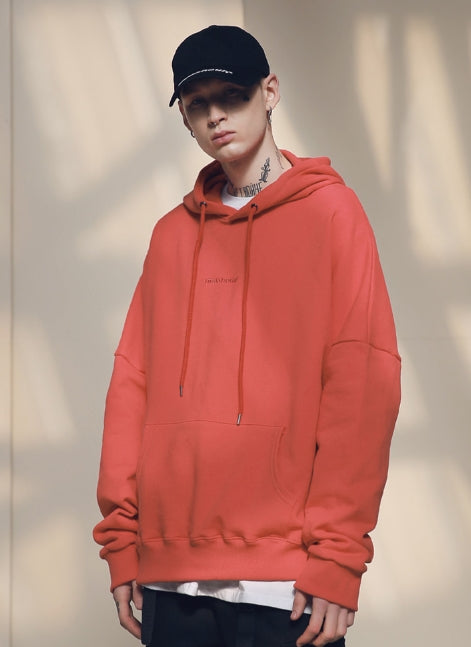 メスノウン(MASSNOUN) SL LOGO DWI OVERSIZED HOODIE MSNHD002-CR
